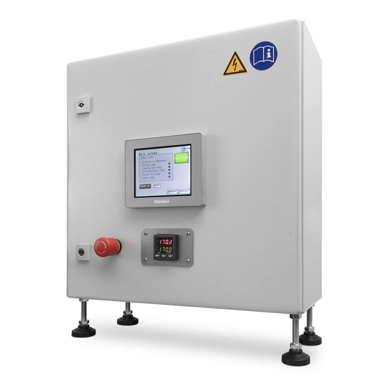 Liquid filling machine for filling microdoses of liquid